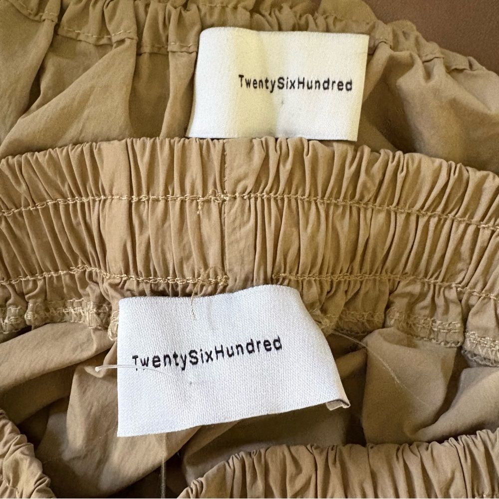 TwentySixHundred Tan Drawcord Tank Top & Midi Skirt Set NWOT Size Small - Picture 6 of 6
